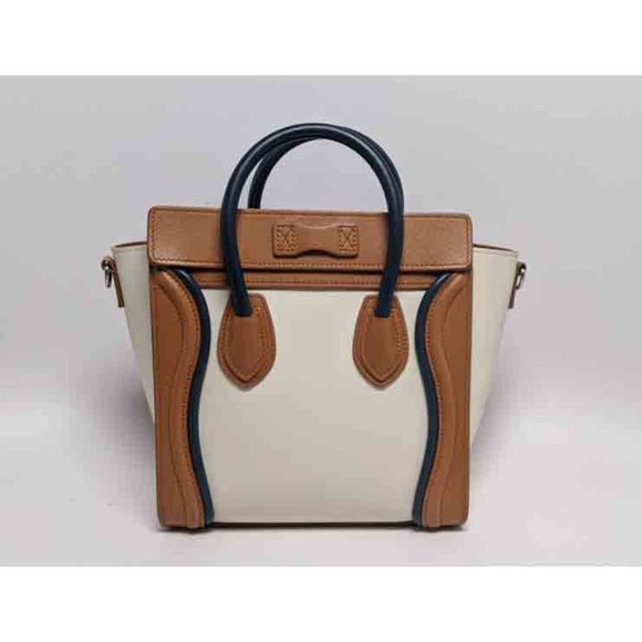 SOLD Celine Tri-Colored Nano Luggage Crossbody - Picture 3 of 8